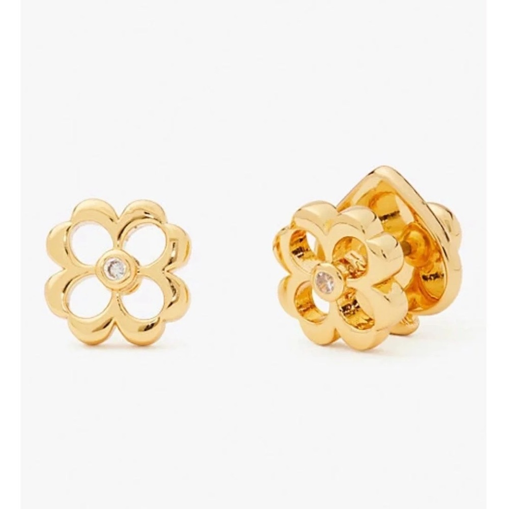 $48 Kate Spade Spade Floral Stud Earrings
